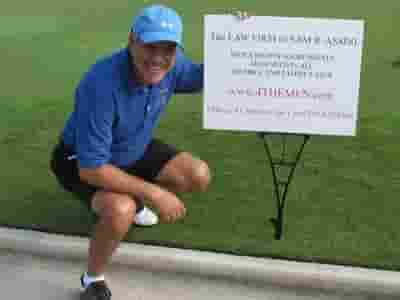 Attorney from Men's Rights Law Firm at Dellutri Classic Golf Tournament